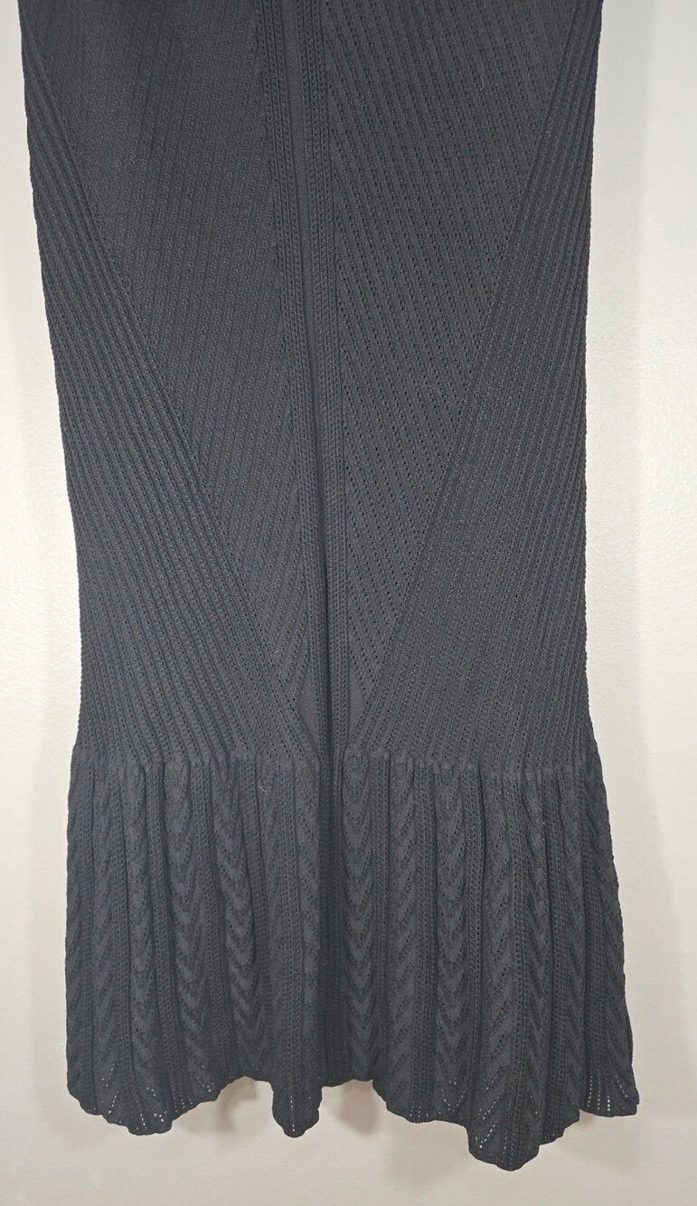 Torrid Black sweater Trumpet Midi Dress Bodycon Textured Plus Size 4 4x BM - Picture 4 of 10